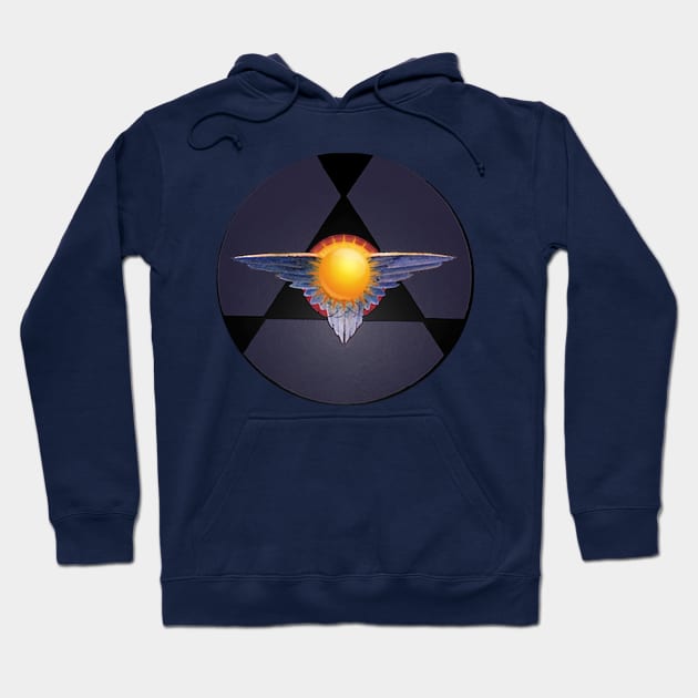 Modified Mouse Flying Sun Logo Hoodie by Mike Lawson and Friends